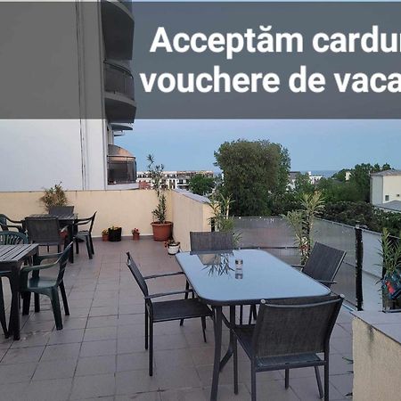 Cazare Eforie Nord, Plaja Acapulco, Garsoniere Four Studios, Bucatarie Comuna, Baie Proprie, Etaj 4, Fara Lift Eksteriør billede